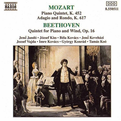 Beethoven / Mozart / Jando / Kiss - Piano & Wind Quintet - Music CD