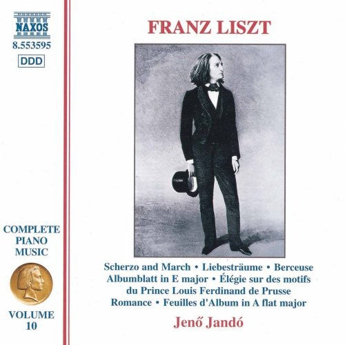 the album cover for JenÅ‘ JandÃ³ - Complete Piano Music 10