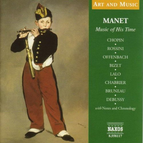 the album cover for Idil Biret - Manet: Music of His Time / Various