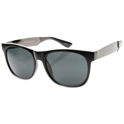 Trendy Indie Hipster Super Retro Metal Arm Horned Rim Sunglasses 8687