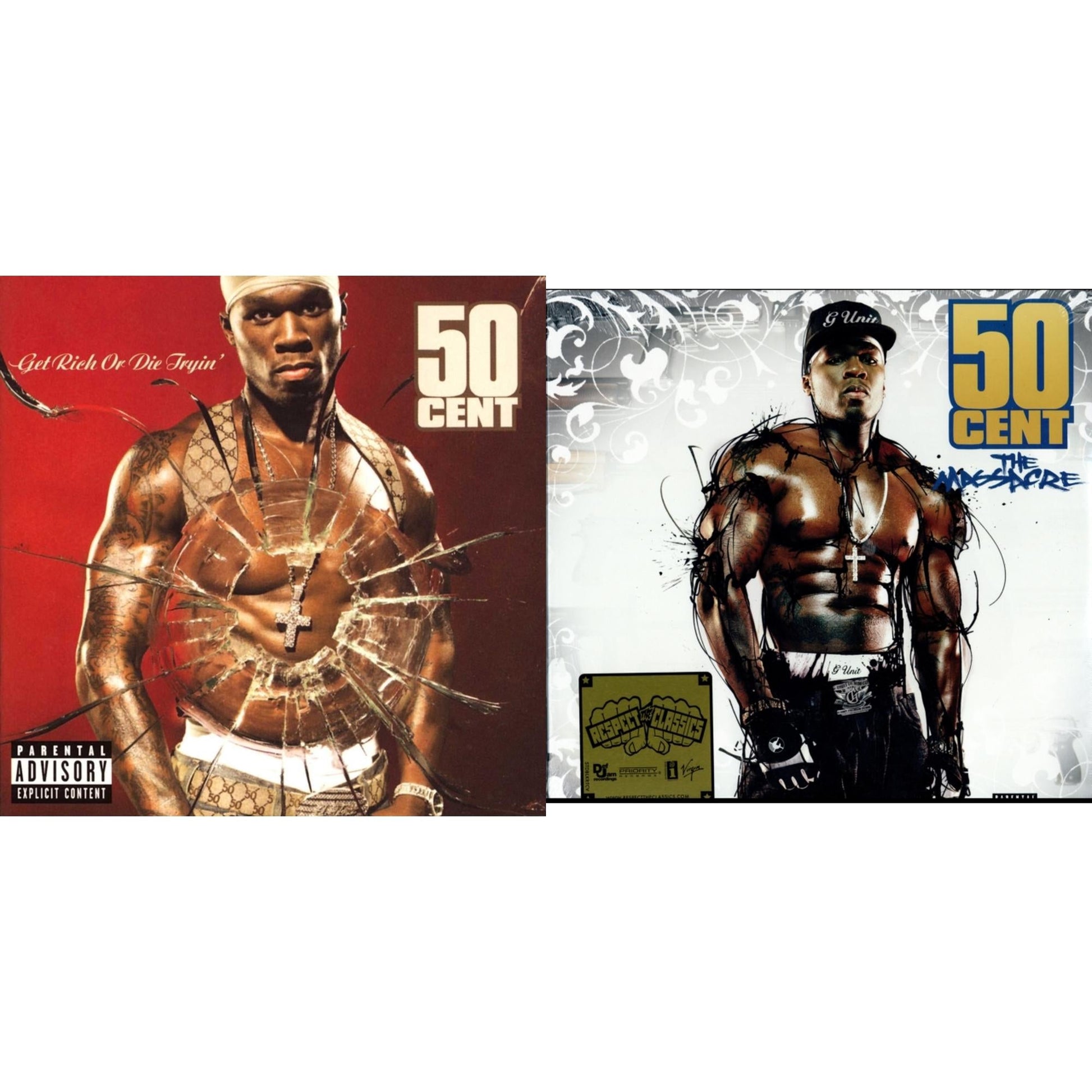 50 Cent - Curtis & Get Rich Or Die Tryin - CD Bundle