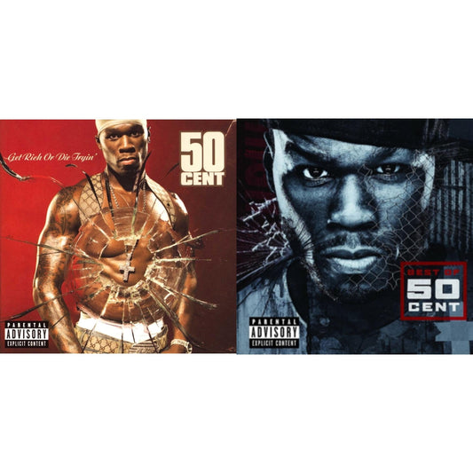 50 Cent - Best Of & Get Rich Or Die Tryin - LP Vinyl Bundle