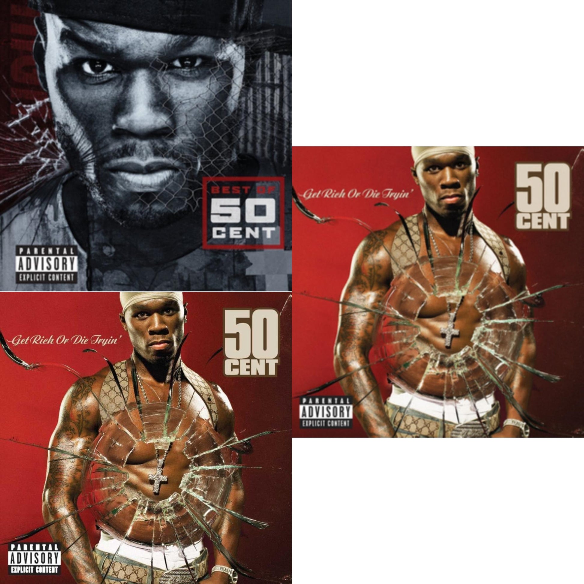50 Cent - Best Of & Get Rich Or Die Tryin & Get Rich Or Die Tryin' (Limited Edition) - CD Bundle