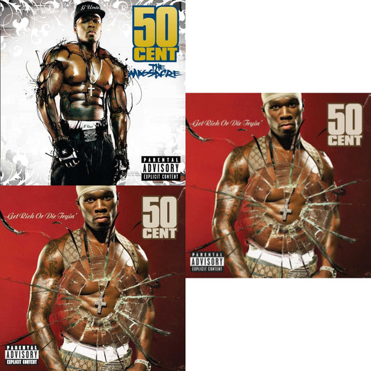50 Cent - Massacre (X) & Get Rich Or Die Tryin & Get Rich Or Die Tryin' (Limited Edition) - CD Bundle