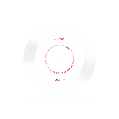 PUP 'PUP Unravels Live In Front Of Everyone They Know' Disc (3 Piece Flexi Disc) Vinyl Record