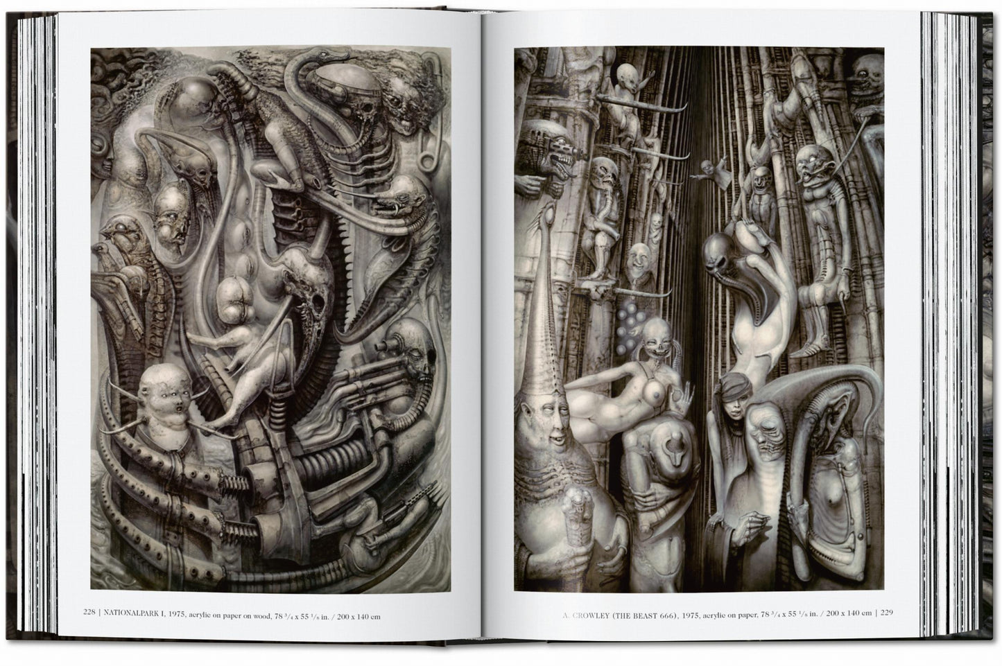 HR Giger. 45th Ed. (German, French, English) Book