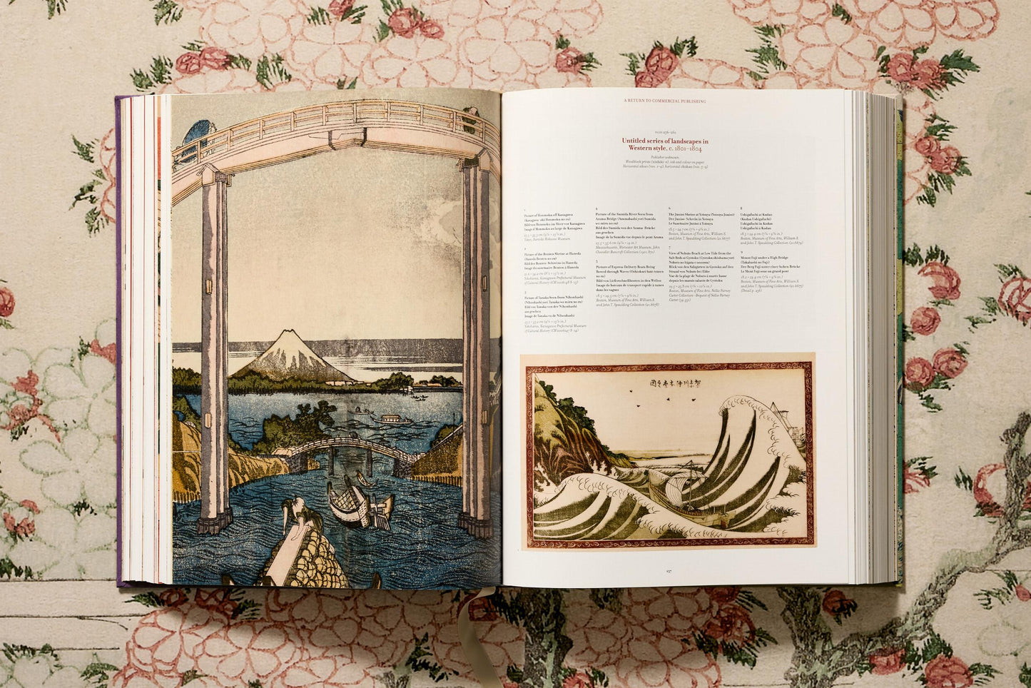 Hokusai (German, French, English) Book