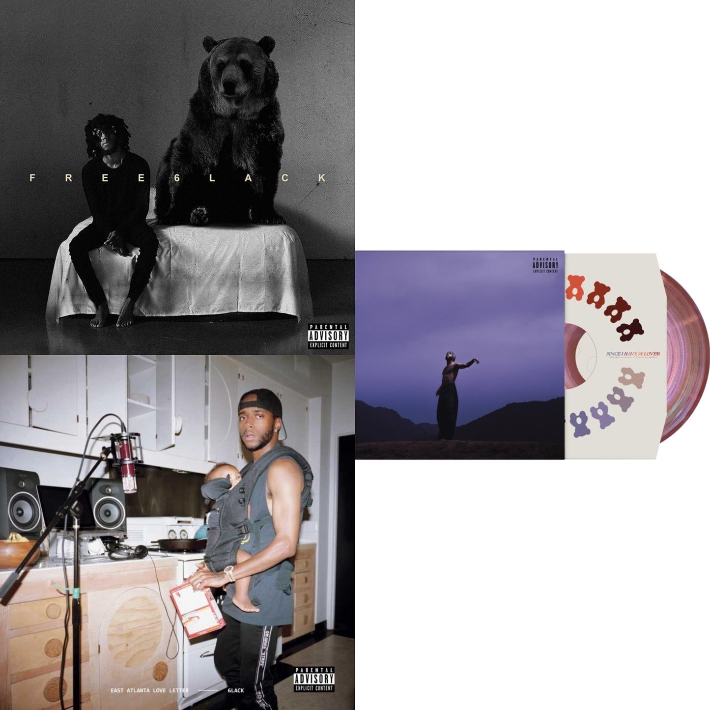 6Lack - Since I Have A Lover (Translucent Pink Vinyl) (2LP) & Free 6Lack & East Atlanta Love Letter