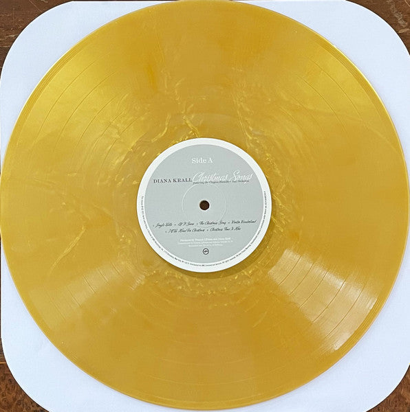Diana KrallThe Clayton Hamilton Jazz Orchestra - Christmas Songs [Gold LP] Vinyl Record