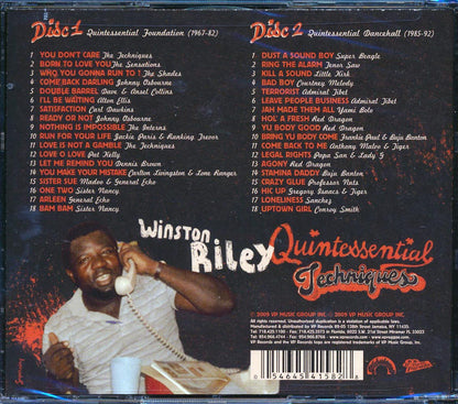 Winston Riley - Quintessential Techniques (36 tracks) (2xCD) Music CD