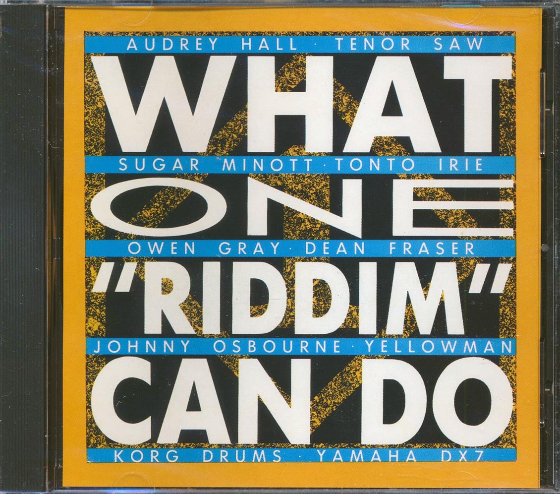 Tenor Saw Yellowman Johnny Osbourne Etc What One Riddim Can Do 'One Dance Won't Do' Rhythm rhythm "Once Dance Won't Do" Music CD