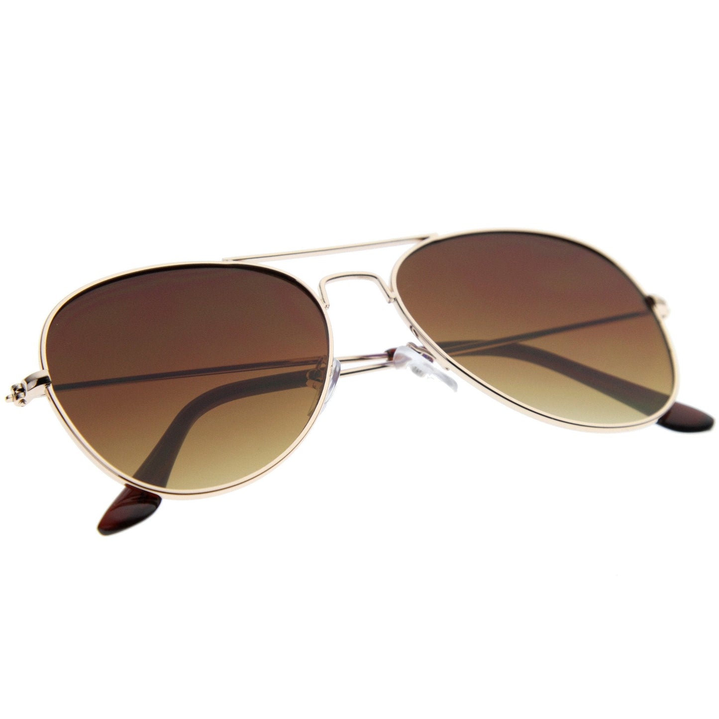 Modern Flat Front Wire Metal Aviator Sunglasses A182