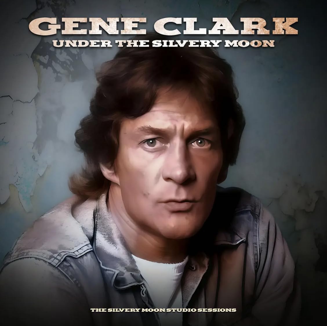 Gene Clark - Under The Silvery Moon [Colored Vinyl] (Wht) (Uk) Vinyl Record Album Cover