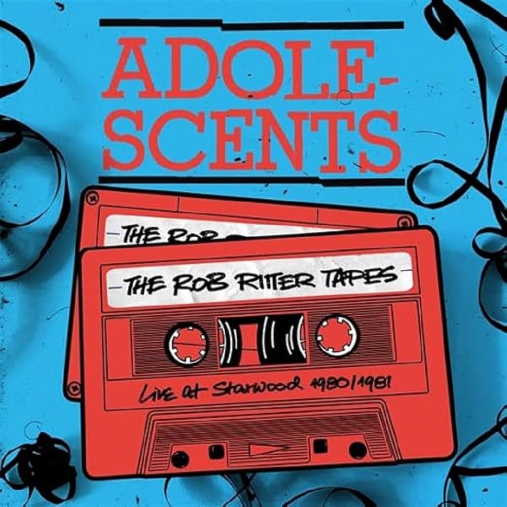 Adolescents - Rob Ritter Tapes - Live At Starwood (W/Cd) [Colored Vinyl] Vinyl Record Album Cover