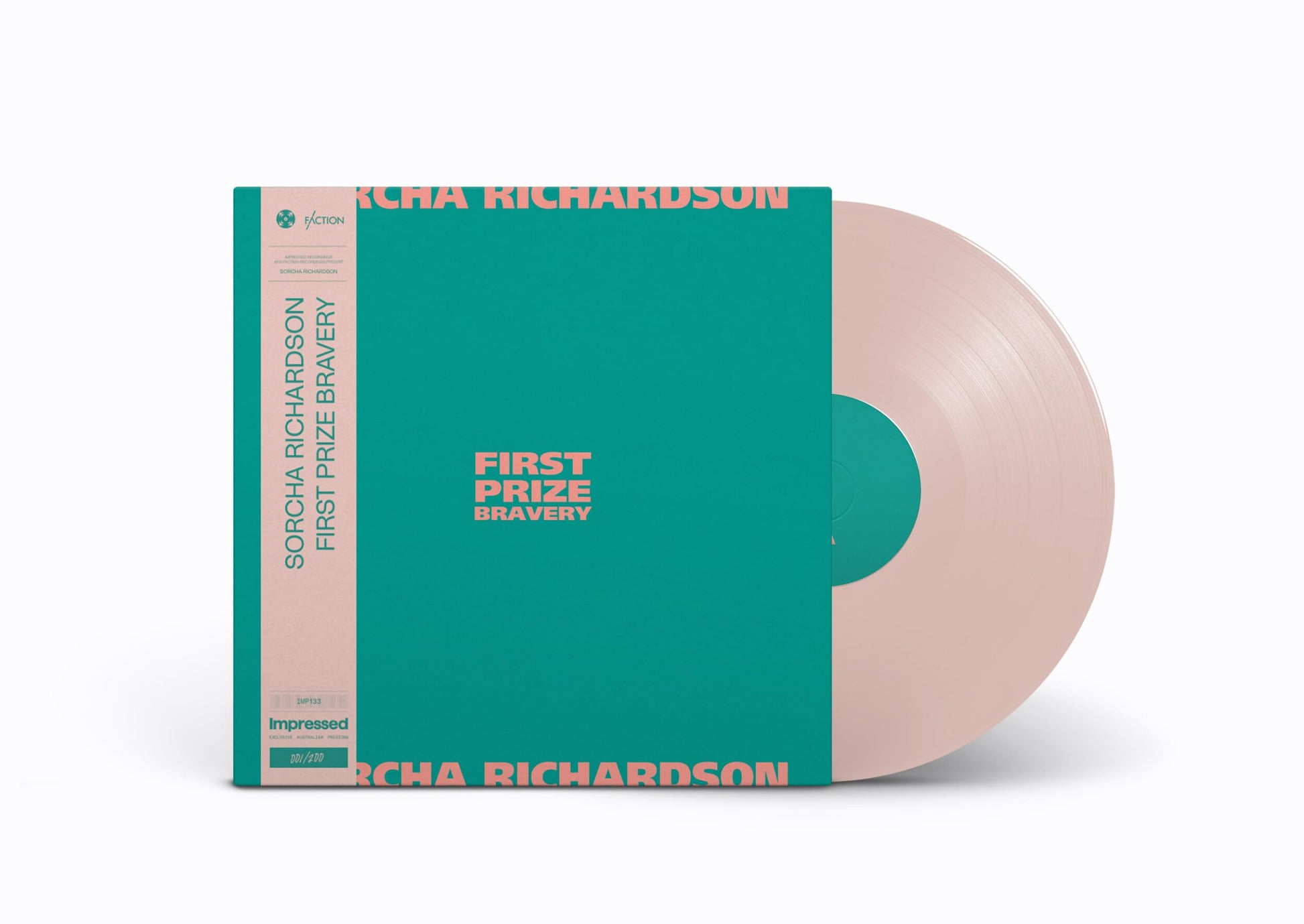 Sorcha Richardson - First Prize Bravery [Colored Vinyl] (Pnk) (Uk) Vinyl Record Album Cover