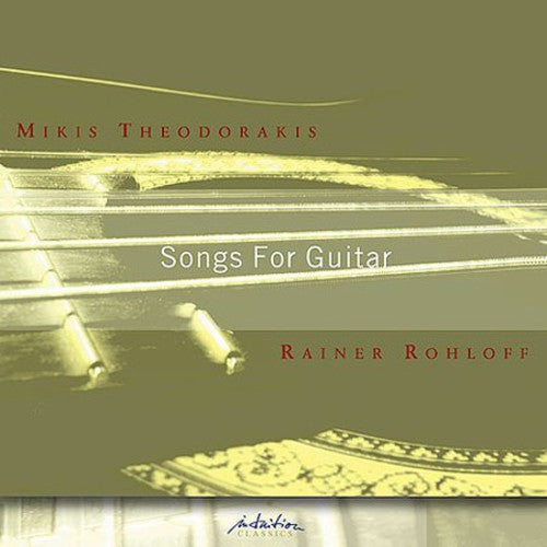Theodorakis / Rohlsoff - Songs For Guitar - Music CD