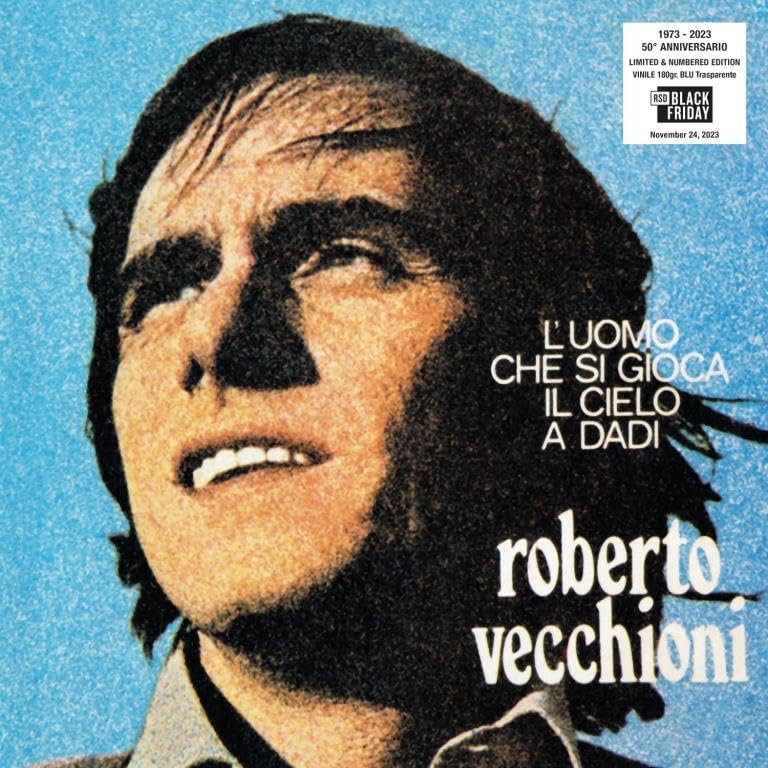 Roberto Vecchioni - L'uomo Che Si Gioca Il Cielo A Dadi [Limited Edition] (Ita) Vinyl Record Album Cover