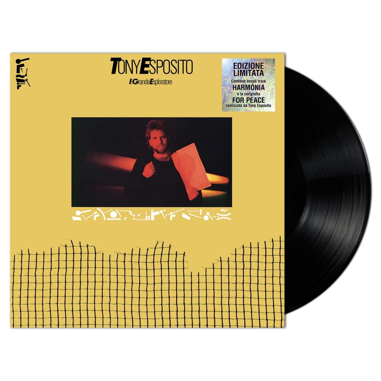 Toni Esposito - Il Grande Espoloratore (Blk) (Bonus Track) [Limited Edition] Vinyl Record Album Cover