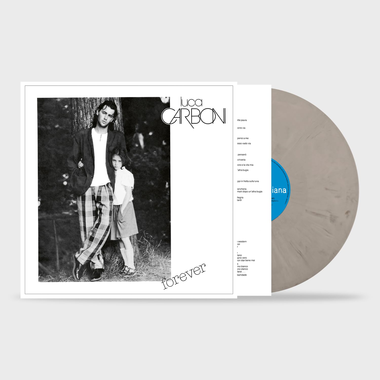 Luca Carboni - Forever (Blk) [Colored Vinyl] [180 Gram] (Wht) (Auto) (Ita) Vinyl Record Album Cover