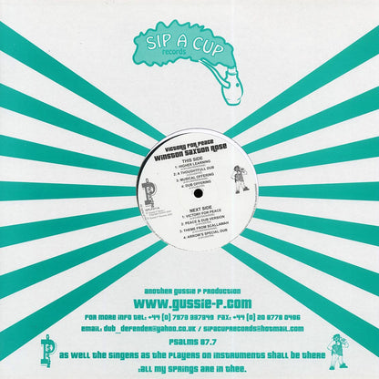 Winston Saxton Rose - Victory For Peace (2009 FIRST PRESS) (orig. press) Vinyl Record