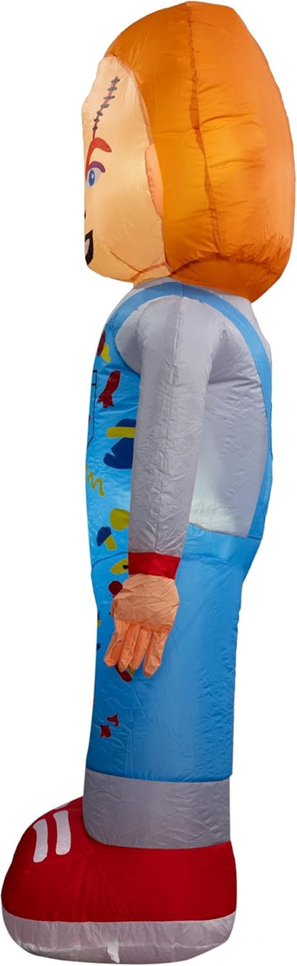 Chuckie Killer Doll Horror Indoor/Outdoor Light Up Inflatable Holiday Season Yard Decoration