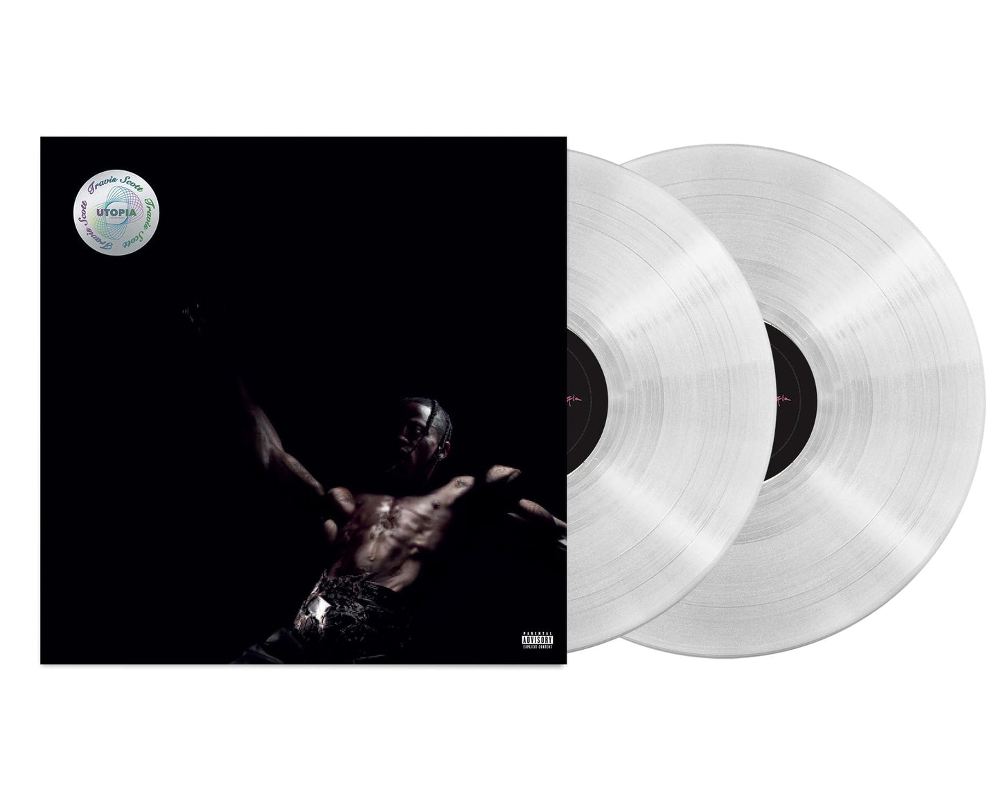 Travis Scott - Utopia [Clear Vinyl] (Ita) Vinyl Record Album Cover