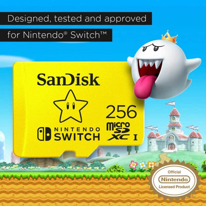 SanDisk - Switch MicroSDXC Card: 256GB Super Star - SanDisk