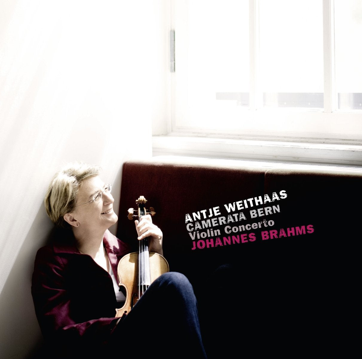 Brahms / Antje Weithaas - Johannes Brahms: Violin Concerto in D, Op. 77 [LP] Vinyl Record Album Cover