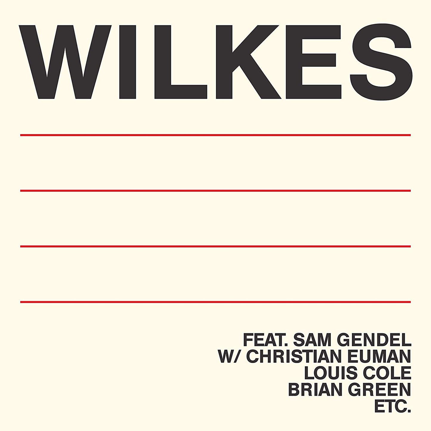 Sam Wilkes - Wilkes [LP] Vinyl Record Album Cover