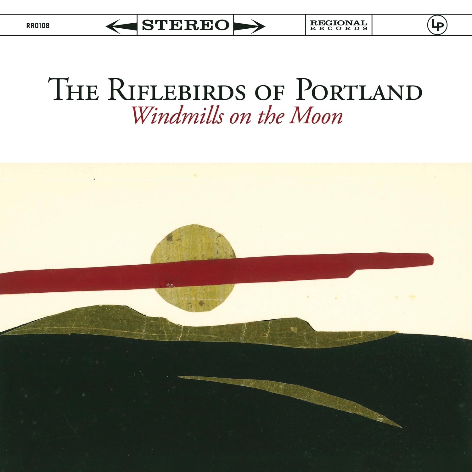 Riflebirds Of Portland - Windmills On The Moon [LP] Vinyl Record Album Cover