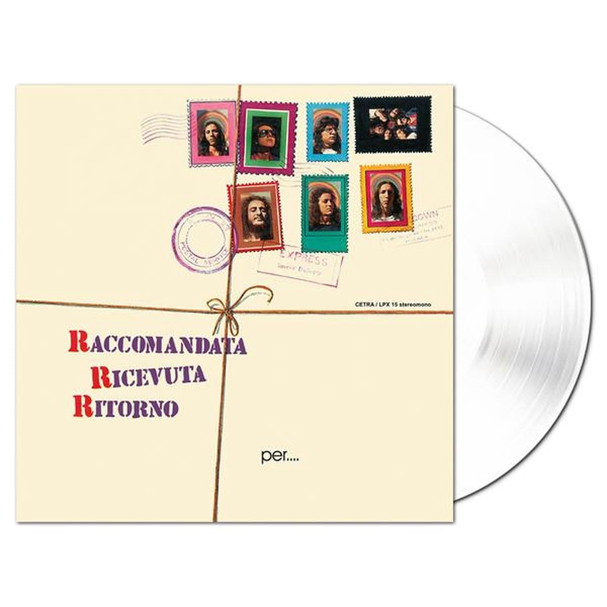 Raccomandata Ricevuta Di Ritorno - Per Un Mondo Di Cristallo [Clear Vinyl] [Limited Edition] (Ita) Vinyl Record Album Cover