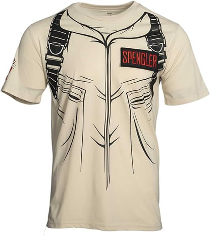 Ghostbusters Costume T-Shirt with Four Interchangeable Name Patches