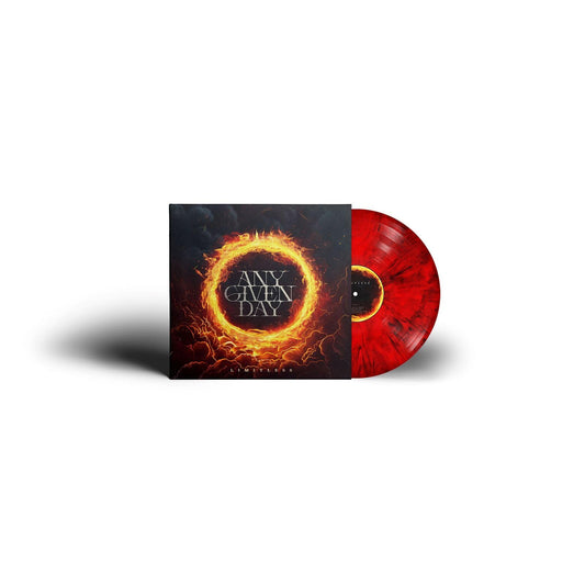 Any Given Day - Limitless - Red & Black Marble Vinyl [LP] Vinyl Record Album Cover