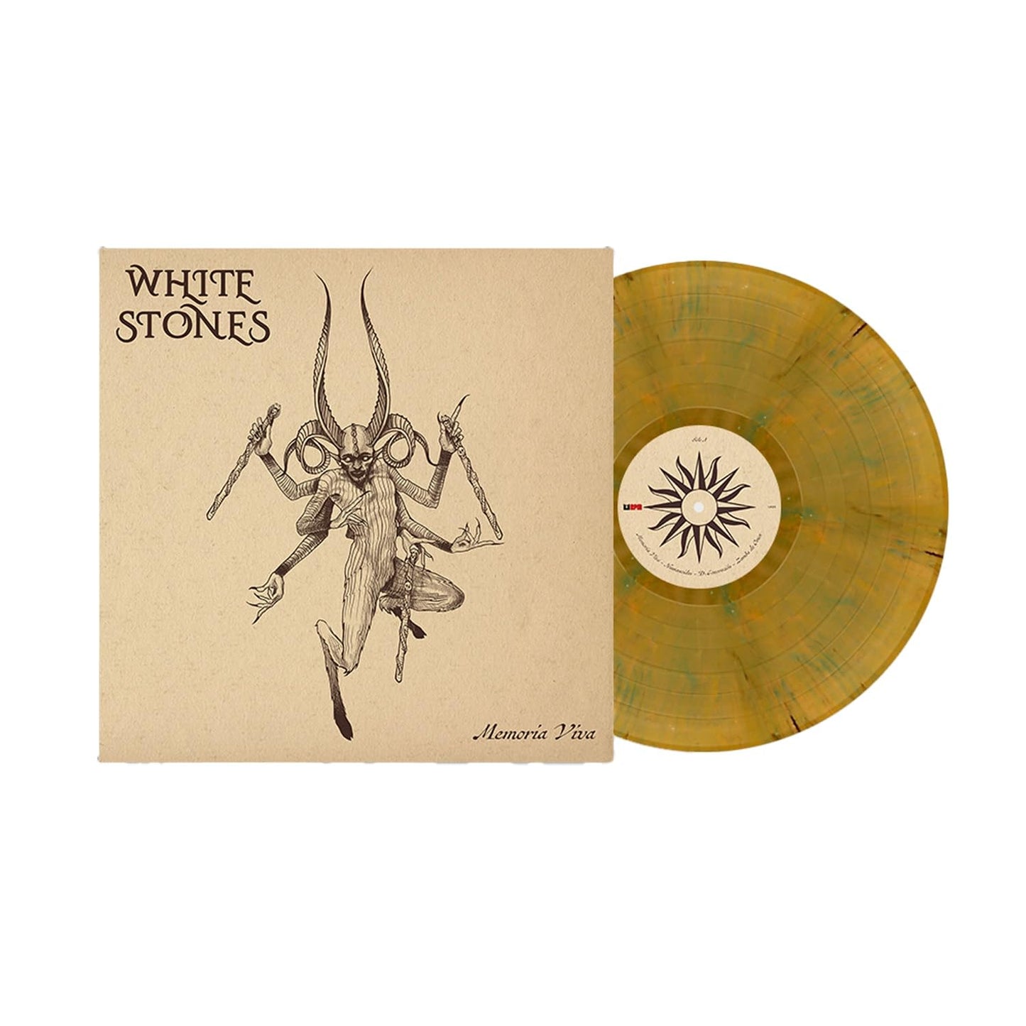 White Stones - Memoria Viva [Colored Vinyl] (Eco) (Uk) Vinyl Record Album Cover