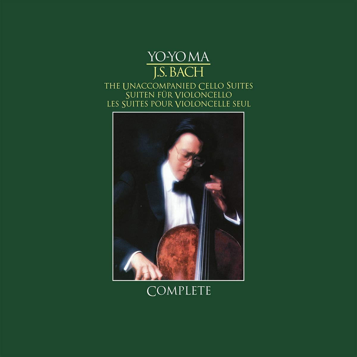 Bach: Unaccompanied Cello Suites (Complete) [LP] Vinyl Record Album Cover