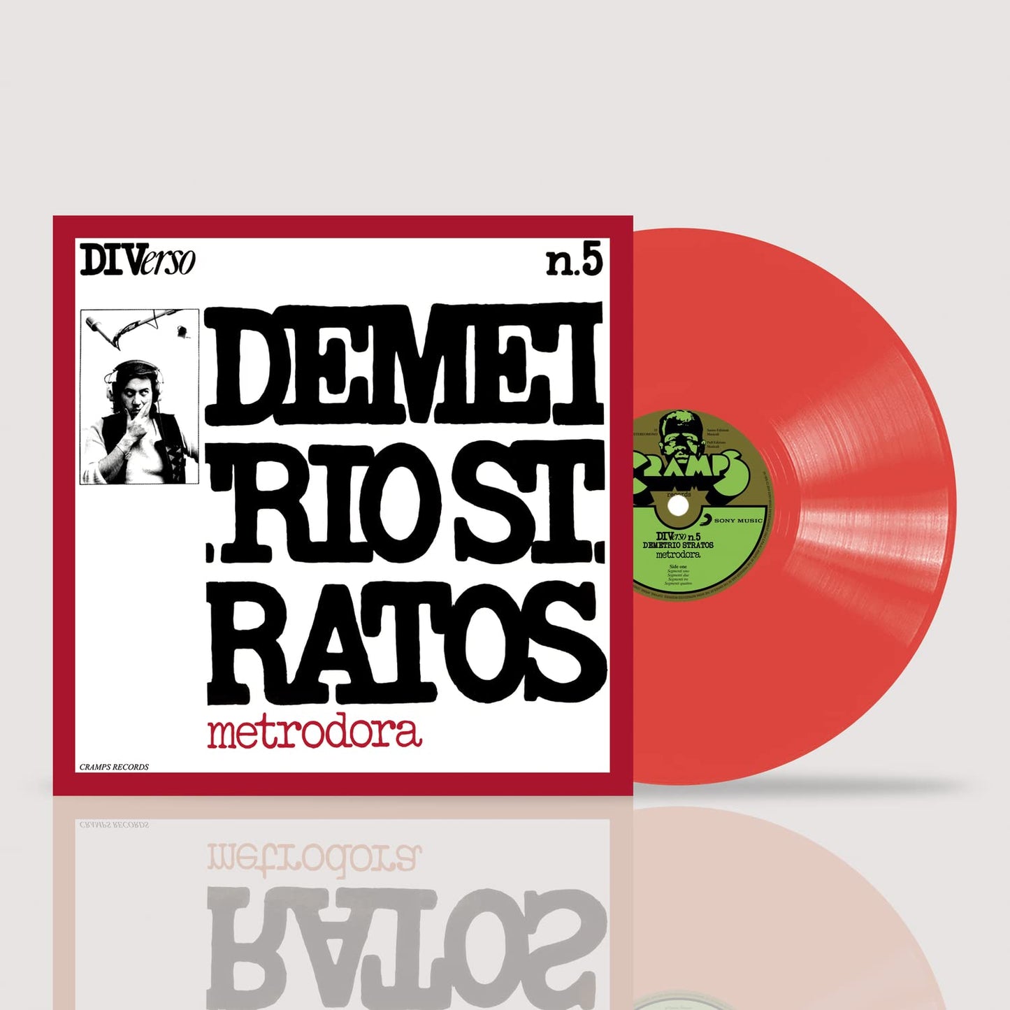 Demetrio Stratos - Metrodora [Colored Vinyl] [180 Gram] (Red) [Remastered] (Ger) Vinyl Record Album Cover