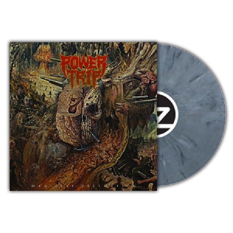 Power Trip - Manifest Decimation [Colored Vinyl] (Gry) (Uk) Vinyl Record Album Cover