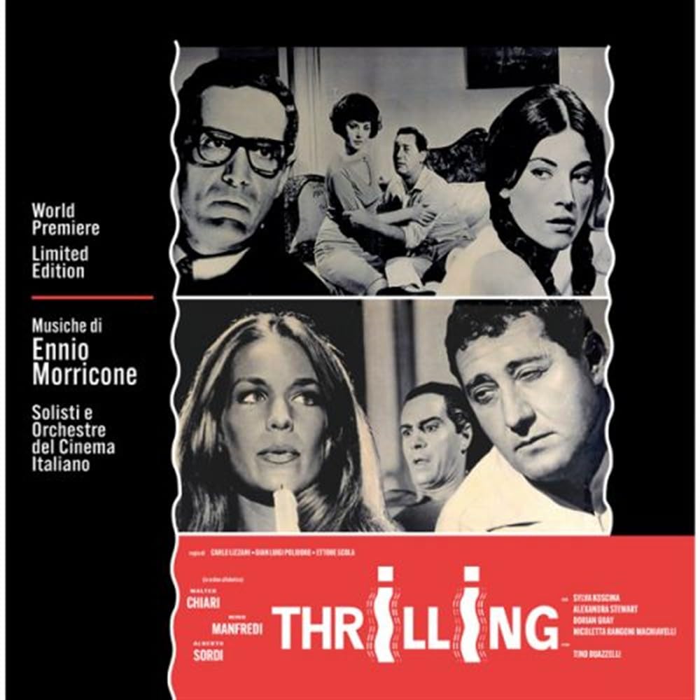Solisti & Orchestre Del Cinema / Ennio Morricone - Thrilling - O.S.T. (Ita) [LP] Vinyl Record Album Cover