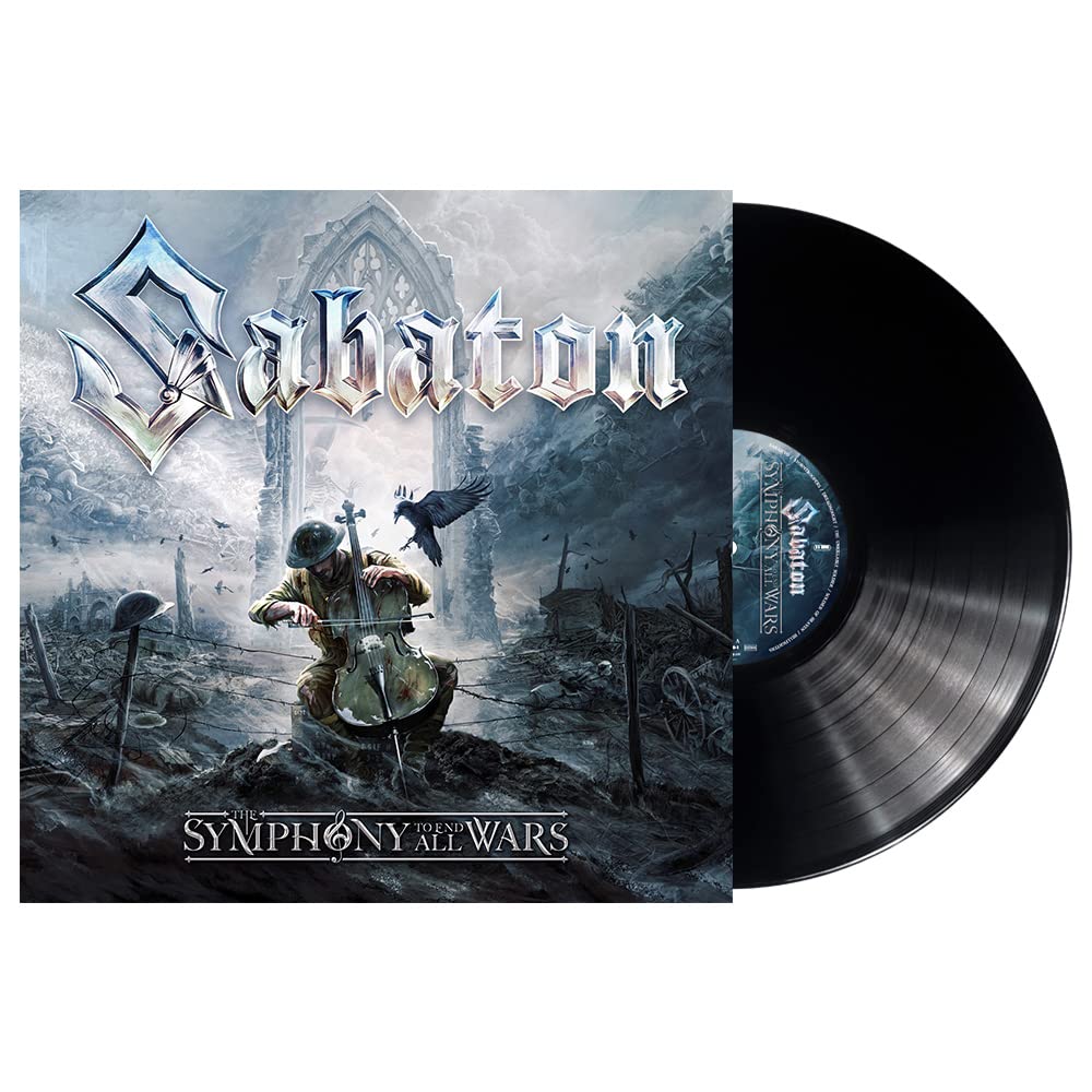 Sabaton - Symphony To End All Wars - Black Vinyl [LP] Vinyl Record Album Cover