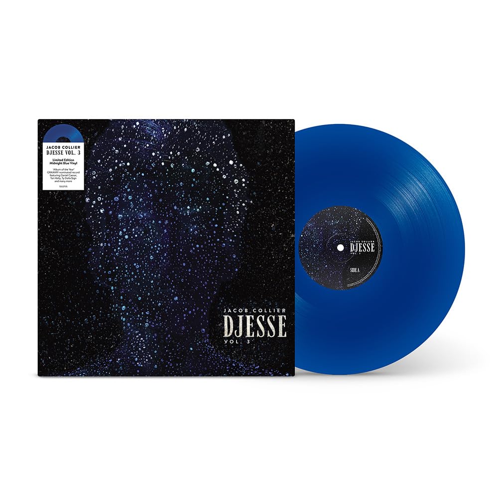 Jacob Collier - Djesse Vol 3 (Blue) [Colored Vinyl] Vinyl Record Album Cover