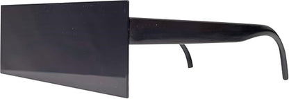 Retro Flat Top Vintage Mosaic Black Replica Halloween Cosplay Costume Glasses