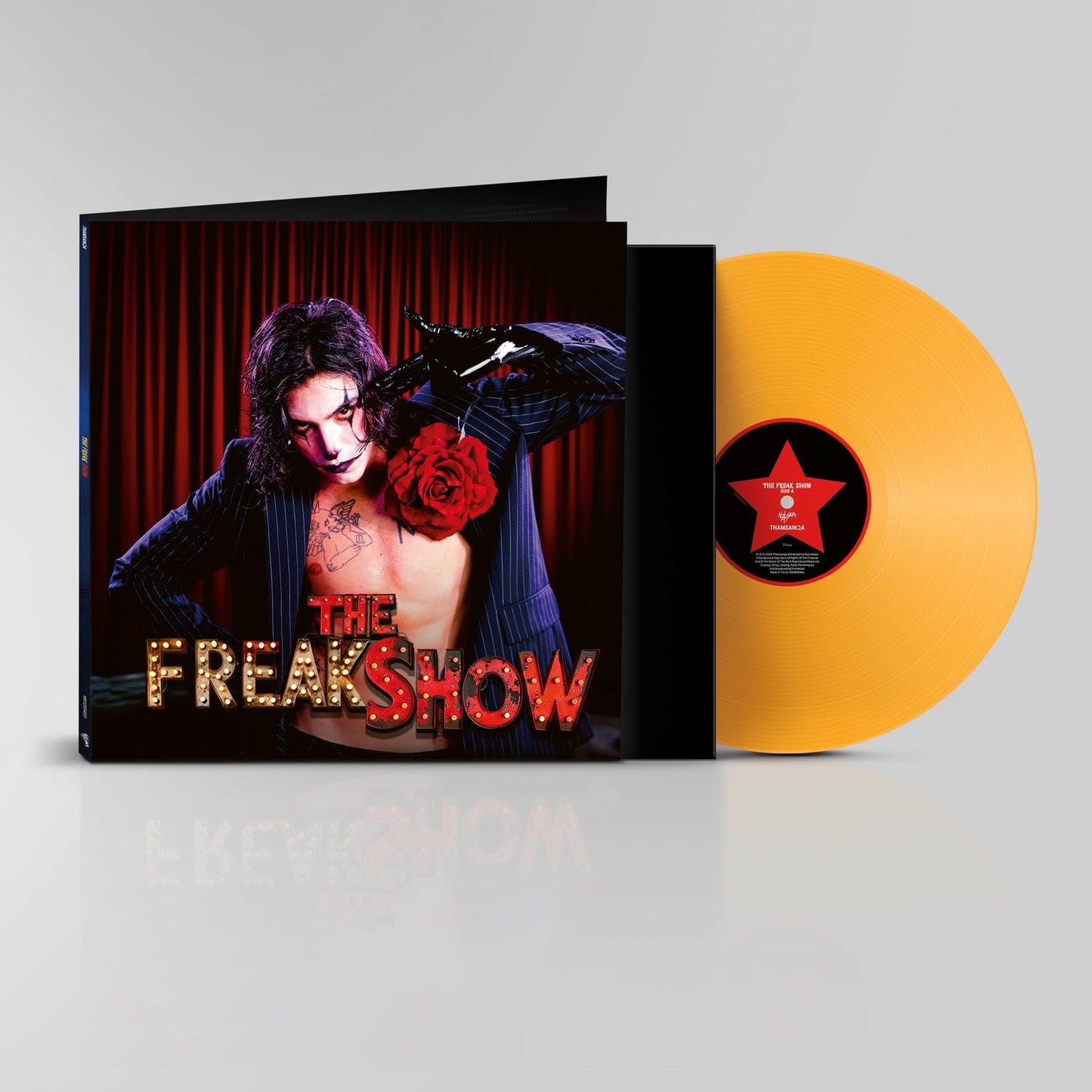 Naska - Freak Show [Colored Vinyl] (Gate) (Ylw) (Ger) Vinyl Record Album Cover