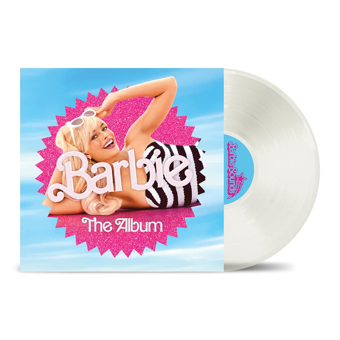 Barbie: The Album - O.S.T. - Barbie: The Album (Original Soundtrack) - Milky Clear Vinyl with Poster [LP] Vinyl Record Album Cover