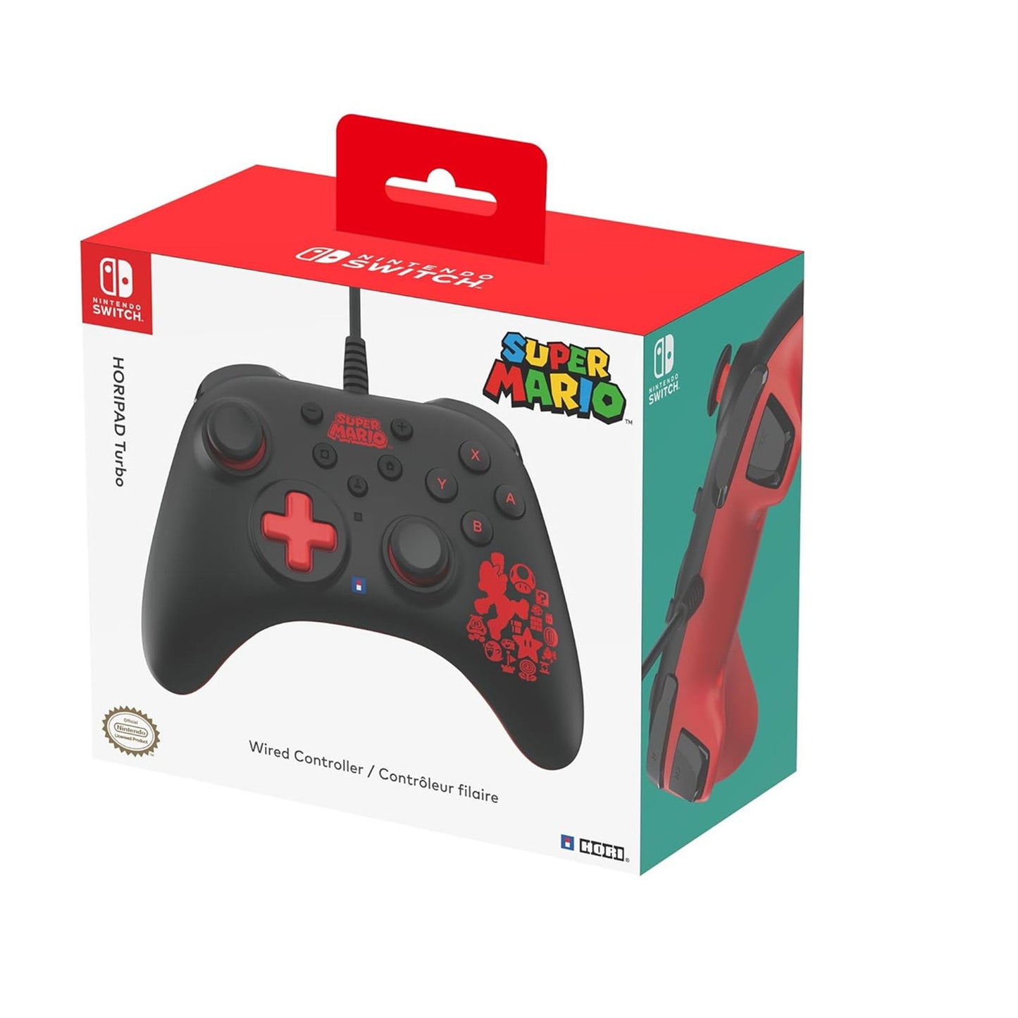 HORI - Switch Controller HORIPAD Turbo: Mario - HORI