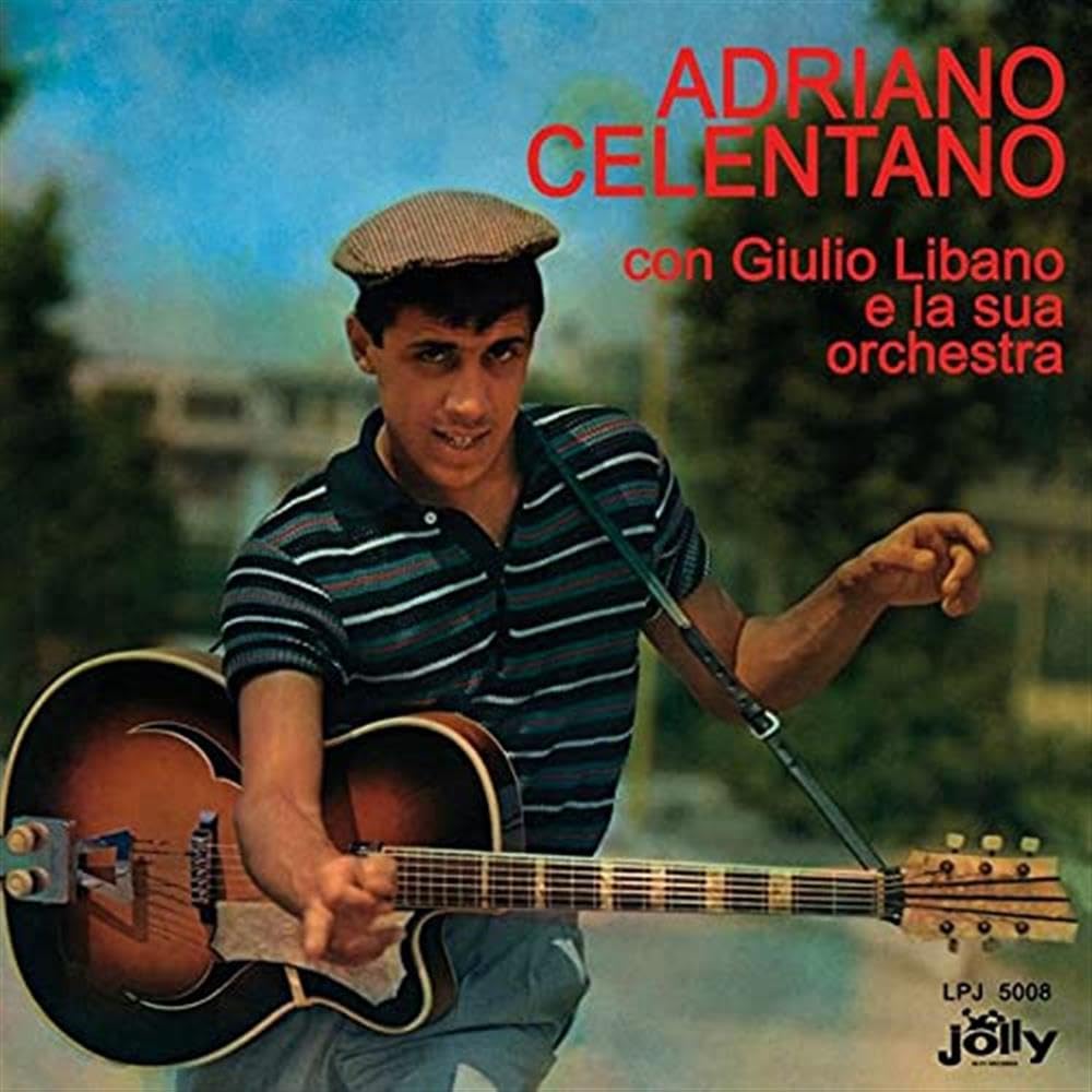 Adriano Celentano - Con Giulio Libano E La Sua Orchestra (Blue) [Colored Vinyl] Vinyl Record Album Cover