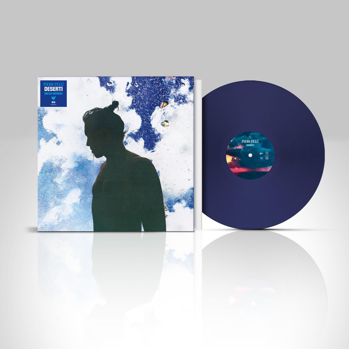 Piero Pelu - Deserti (Blue) [Colored Vinyl] (Ita) Vinyl Record Album Cover