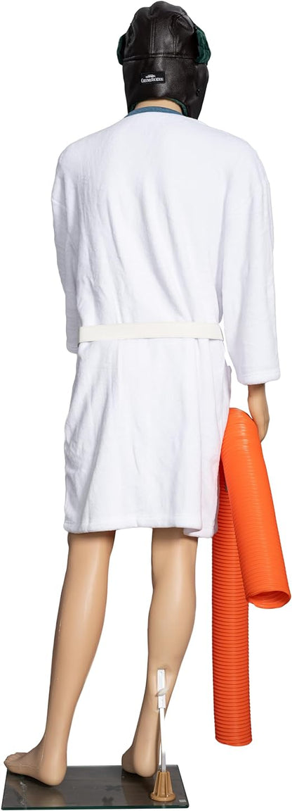 6 feet Tall Mannequin with Robe Belt Hat and Hose