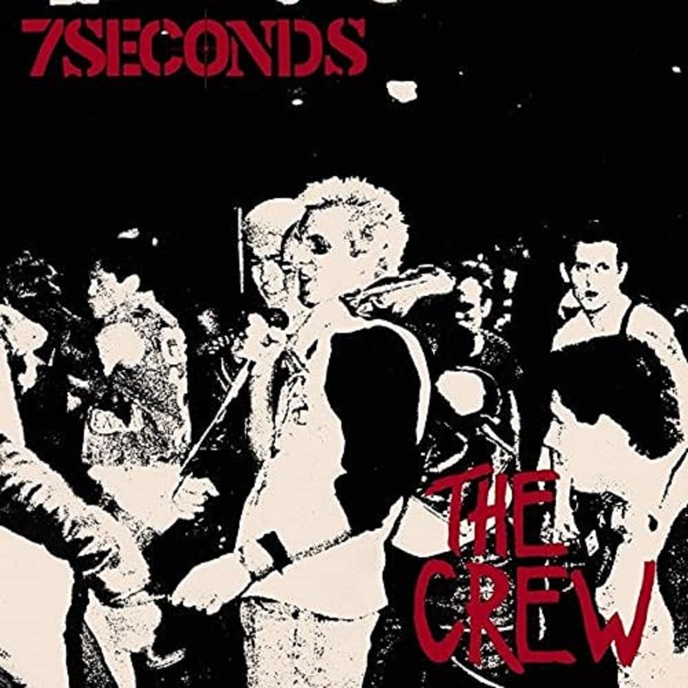Seven Seconds - Crew (Blk) [Colored Vinyl] [Deluxe] [Limited Edition] (Red) Vinyl Record Album Cover