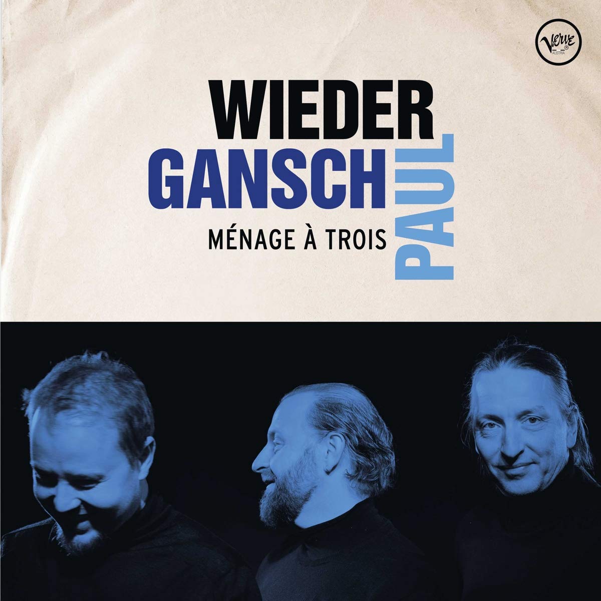 Wieder / Gansch / Paul - Menage A Trois [LP] Vinyl Record Album Cover