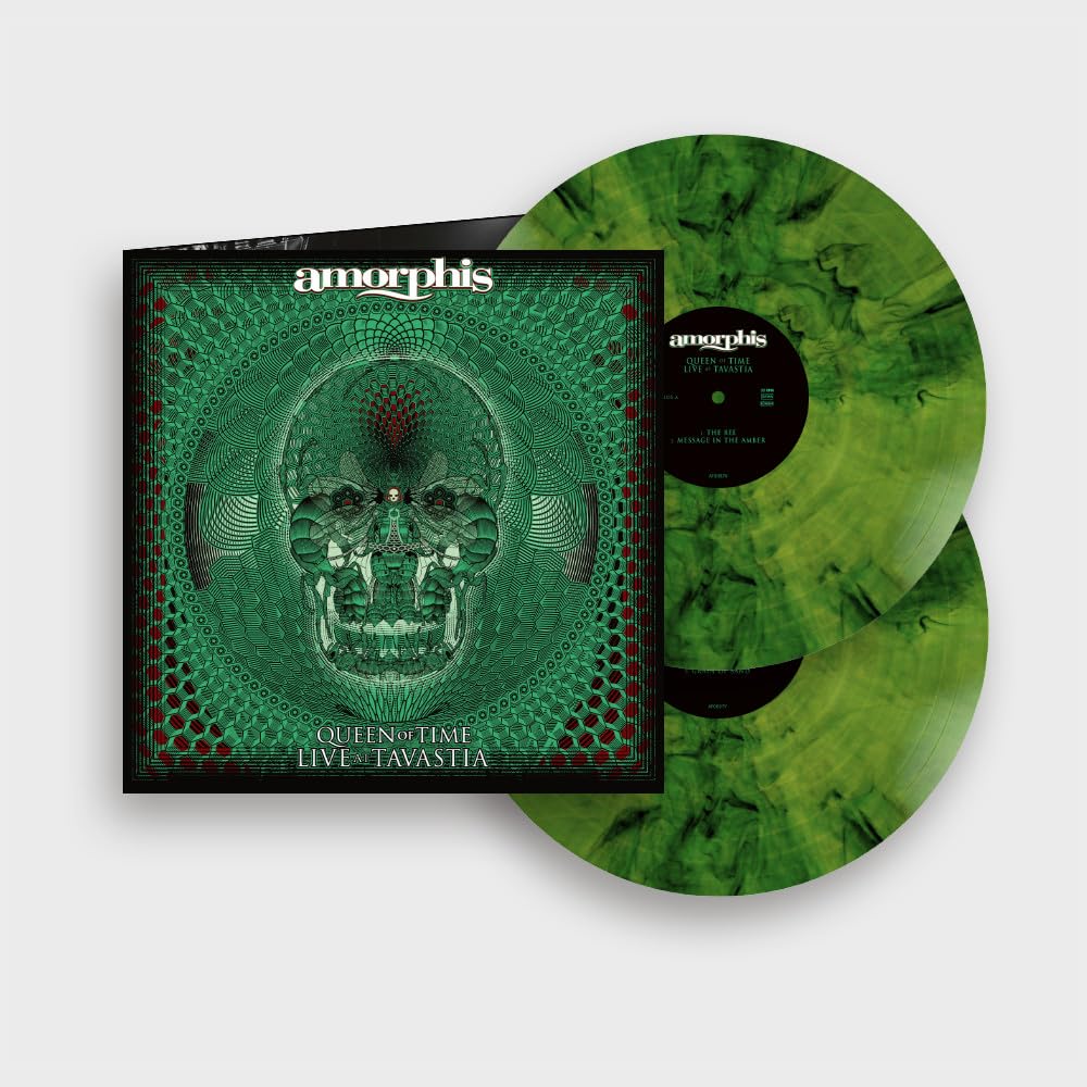 Amorphis - Queen Of Time (Live At Tavastia 2021) [Colored Vinyl] (Grn) Vinyl Record